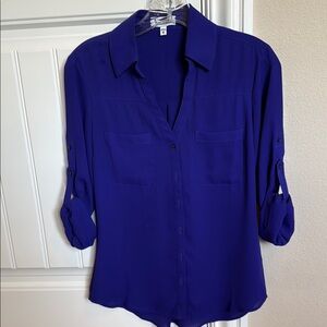 Express Portofino button down long sleeve shirt